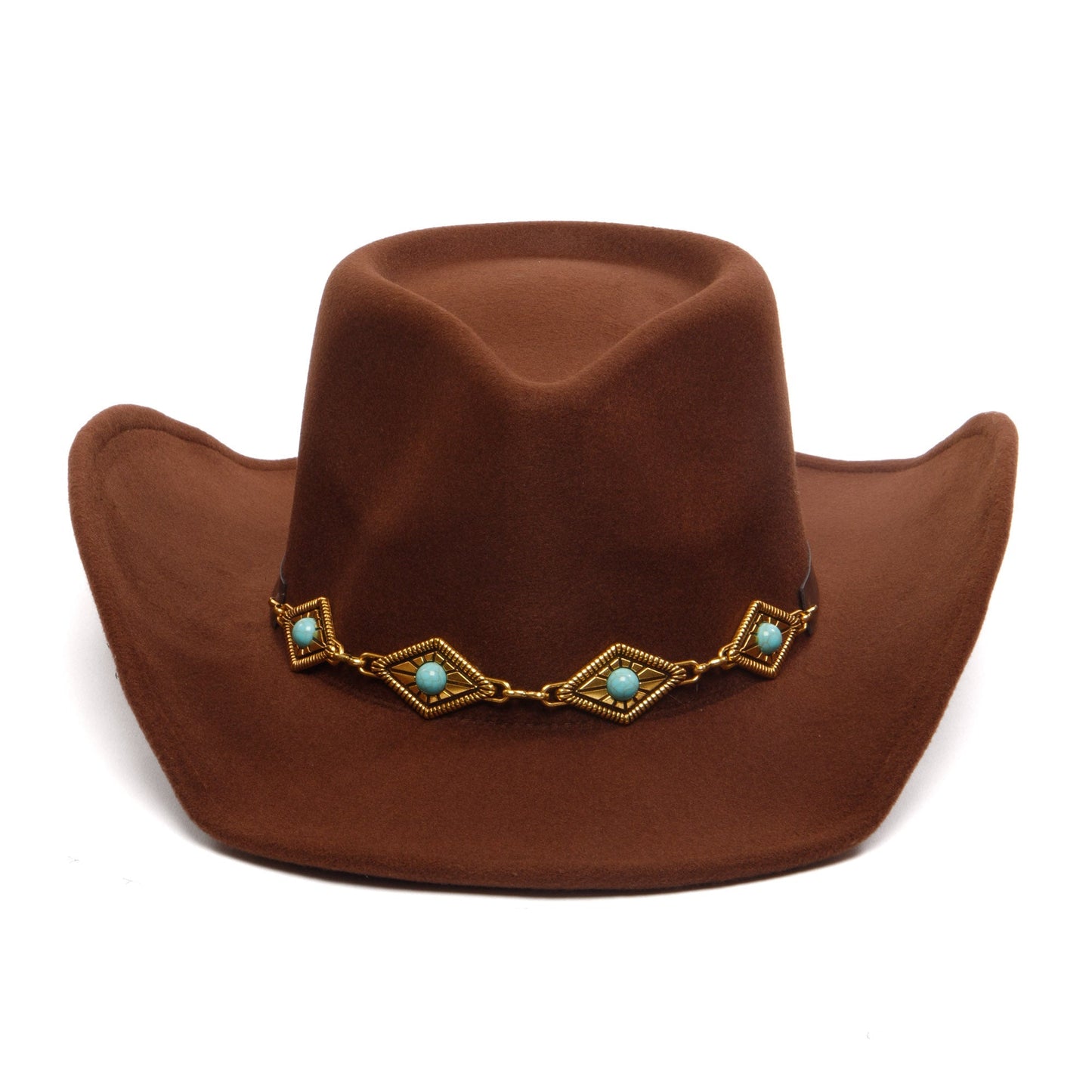 Pinch Crown Cowboy with Concho Band