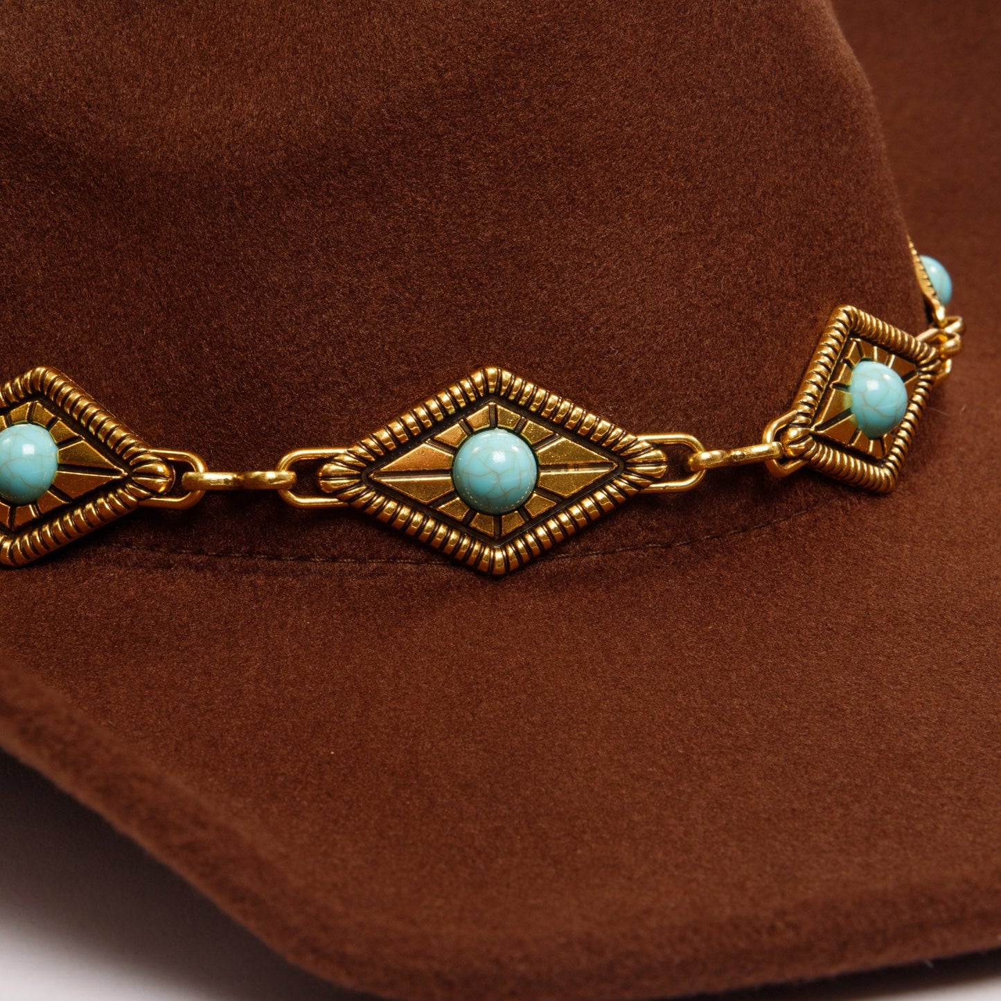Pinch Crown Cowboy with Concho Band