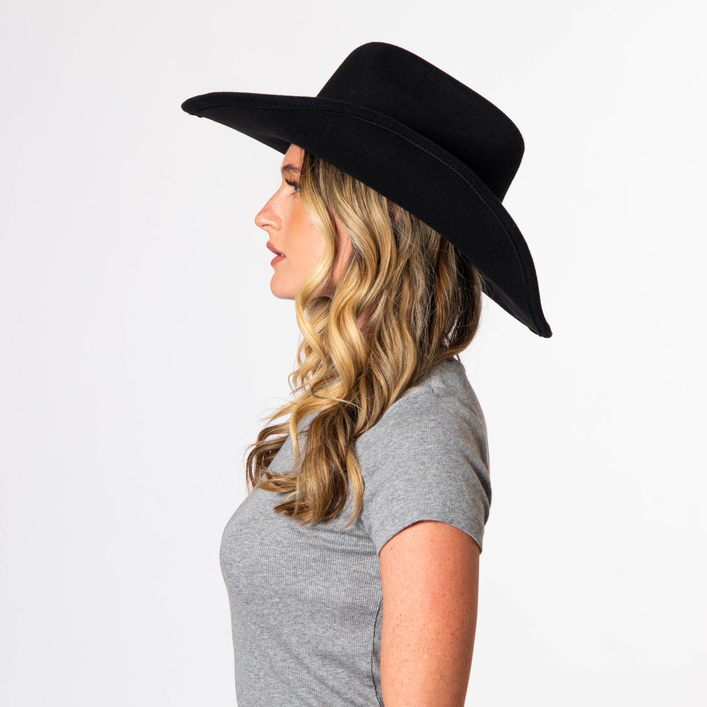 Anna Maria - Cattleman's Crease Cowboy with Rhinestone Band