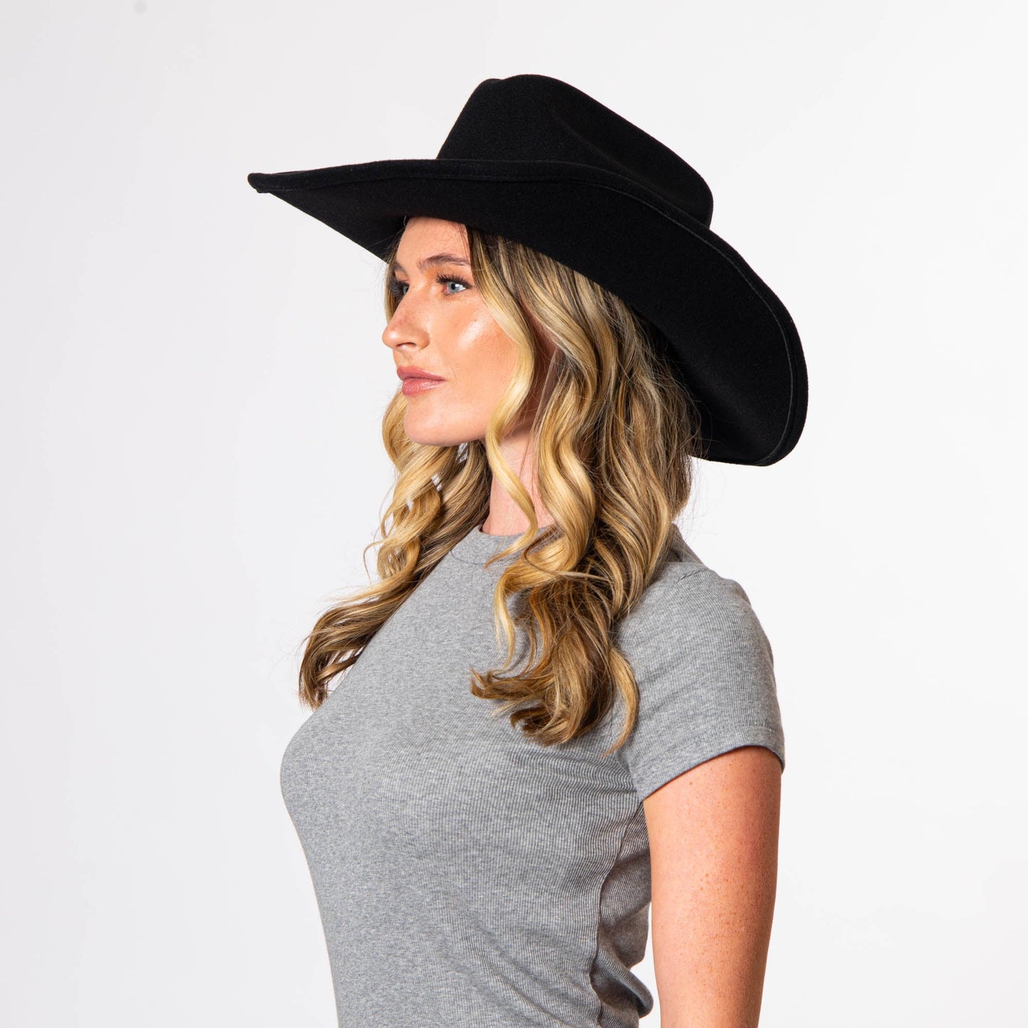 Anna Maria - Cattleman's Crease Cowboy with Rhinestone Band