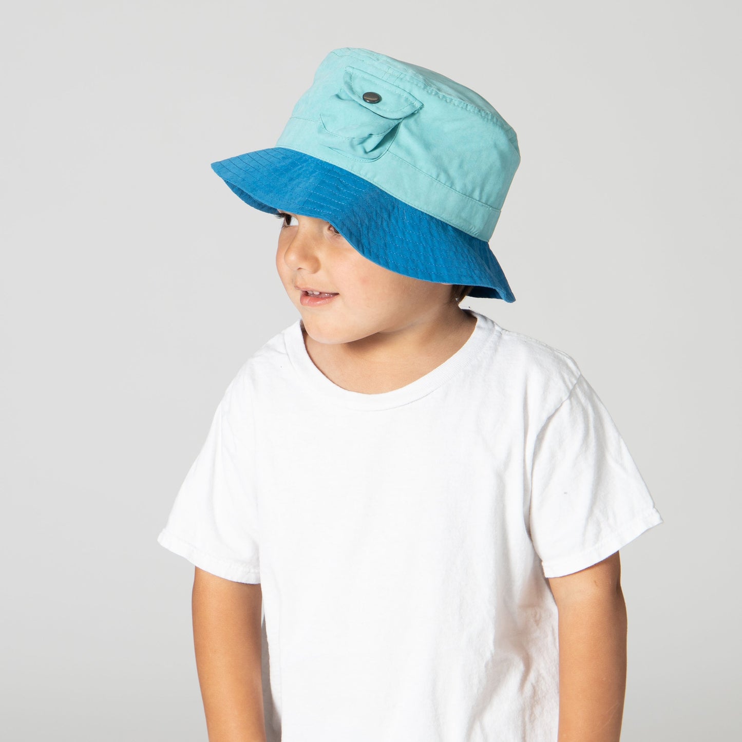 Kids Color Block Bucket Hat