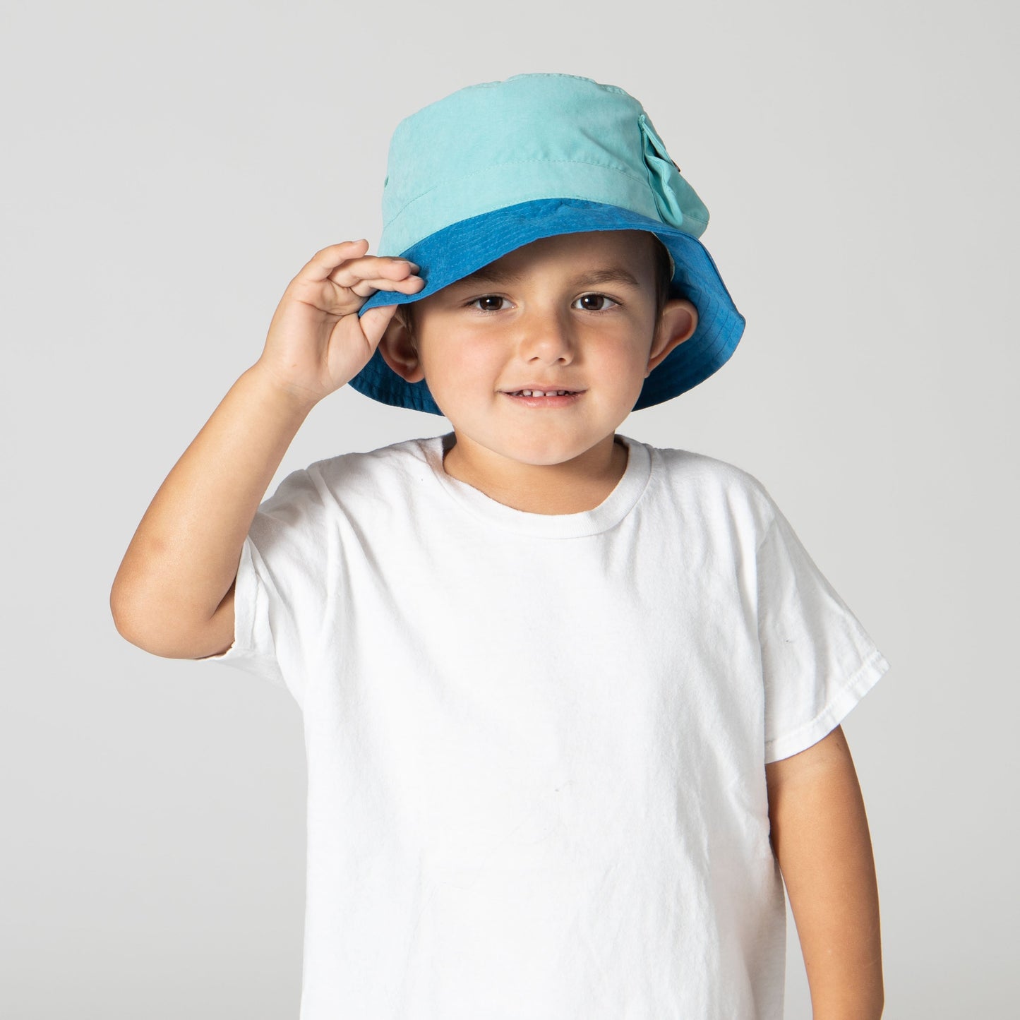 Kids Color Block Bucket Hat
