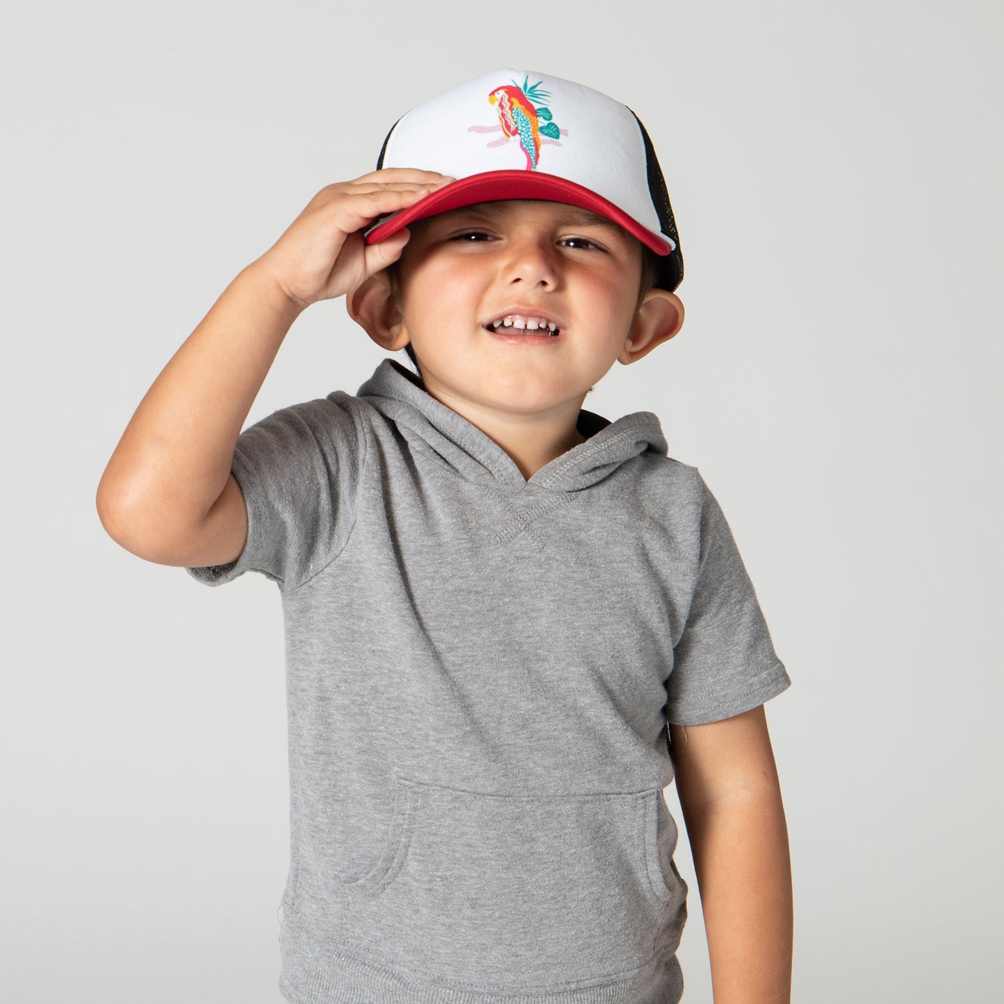 3-7 Year Kid Parrot Trucker Cap