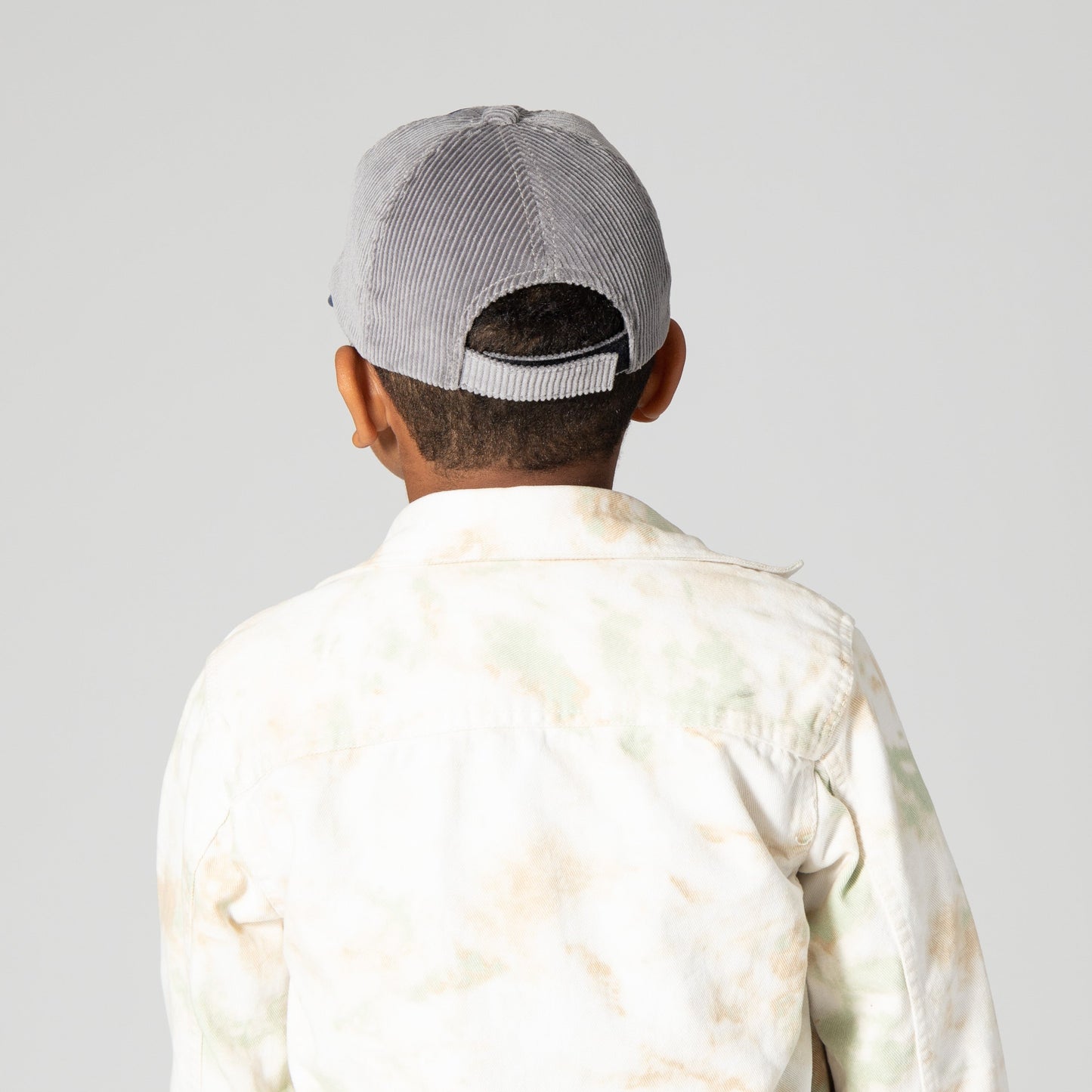 Kid's Corduroy Cap With Wool Brim