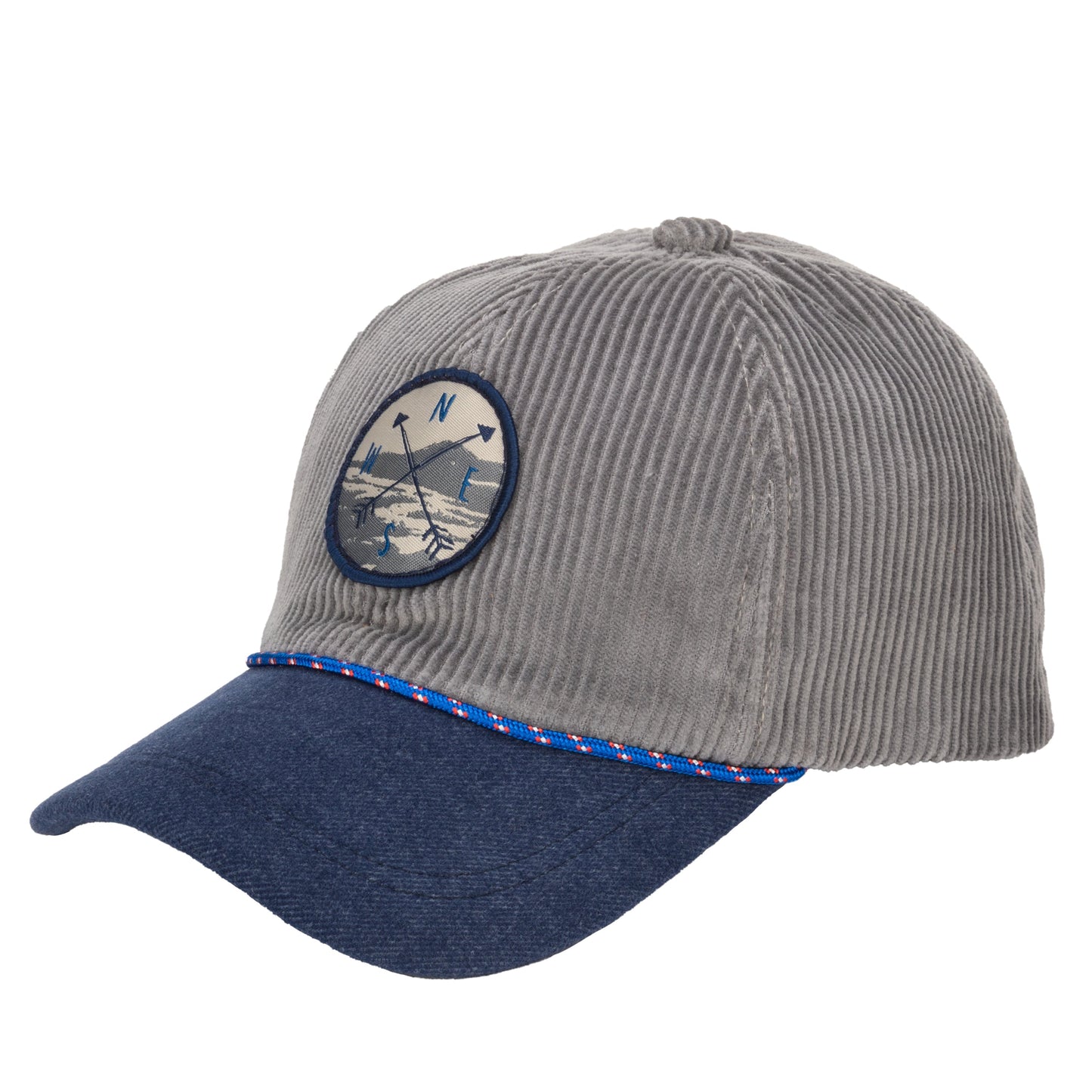 Kid's Corduroy Cap With Wool Brim
