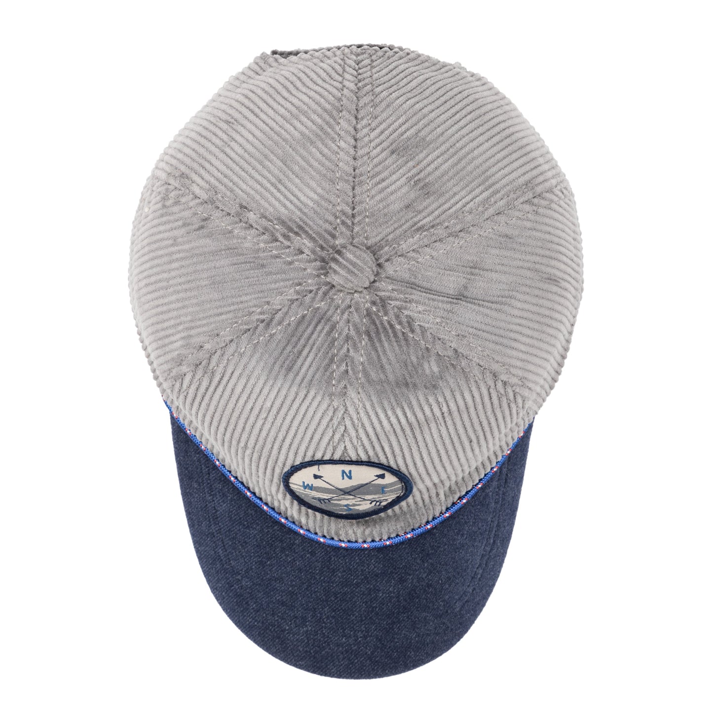 Kid's Corduroy Cap With Wool Brim