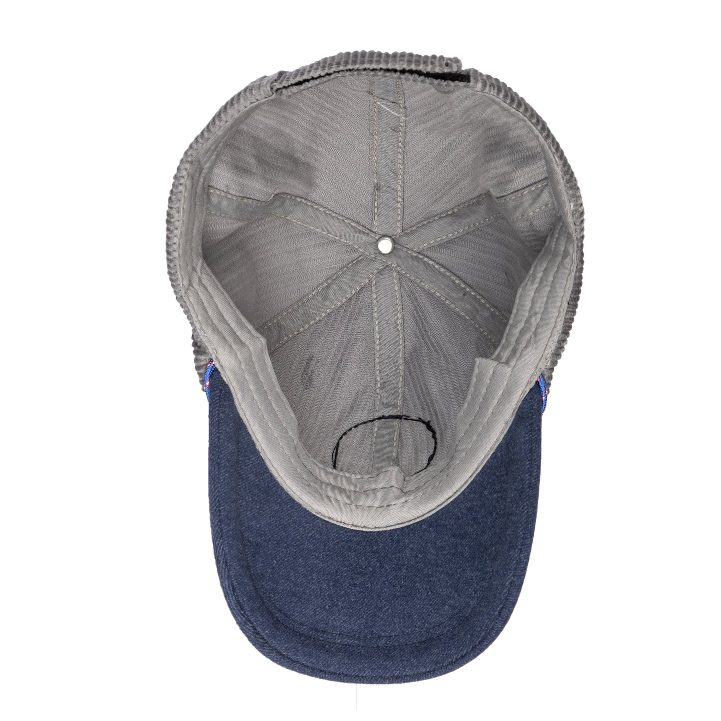 Kid's Corduroy Cap With Wool Brim