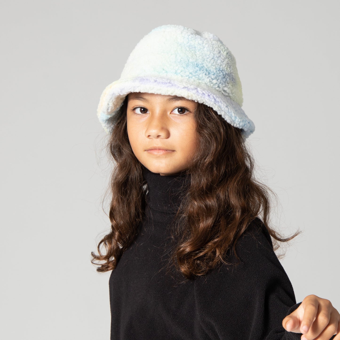 Kid's Tie-Dye Sherpa Bucket