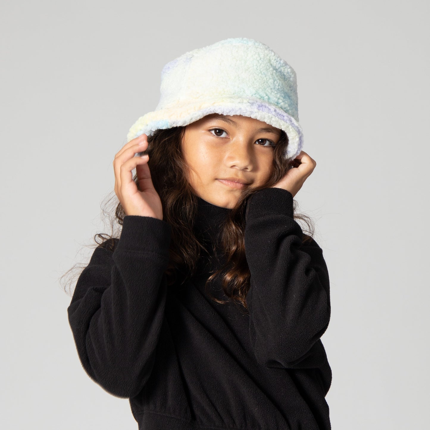 Kid's Tie-Dye Sherpa Bucket