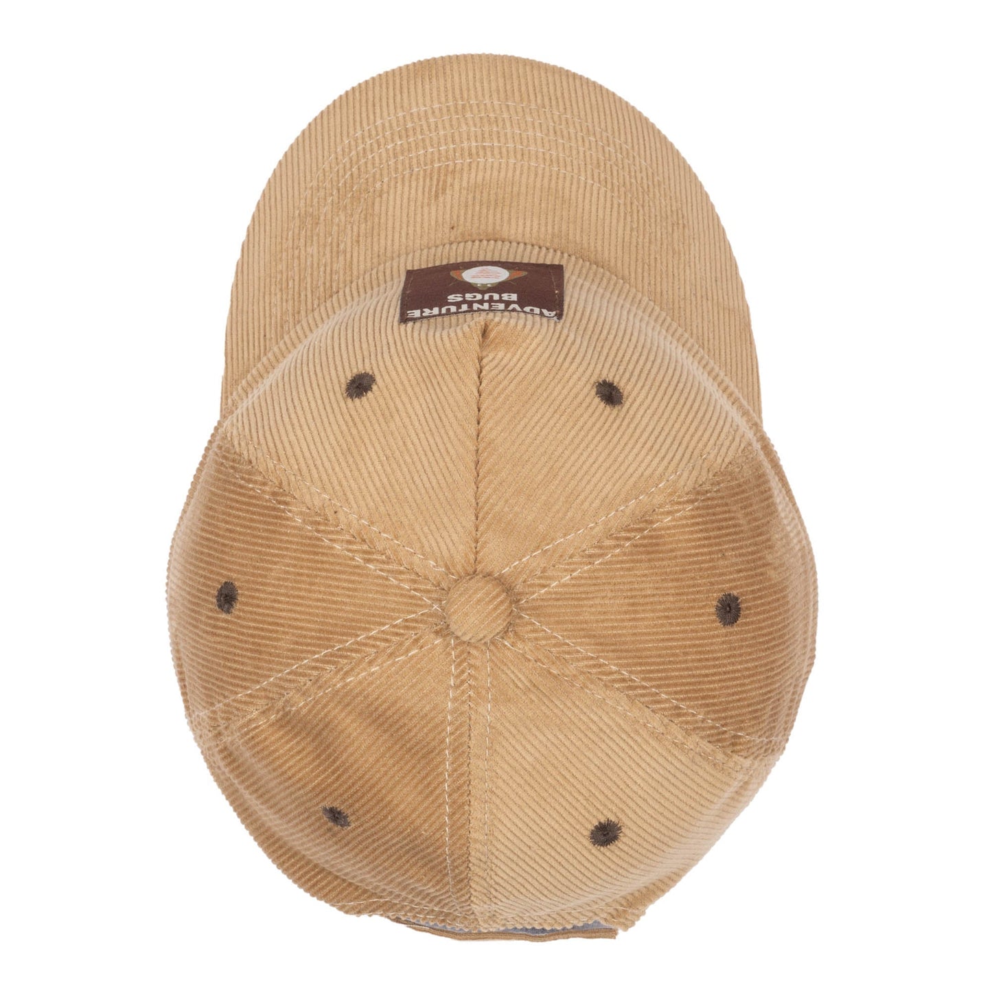 Corduroy Cap with Woven Adventure Bugs Patch