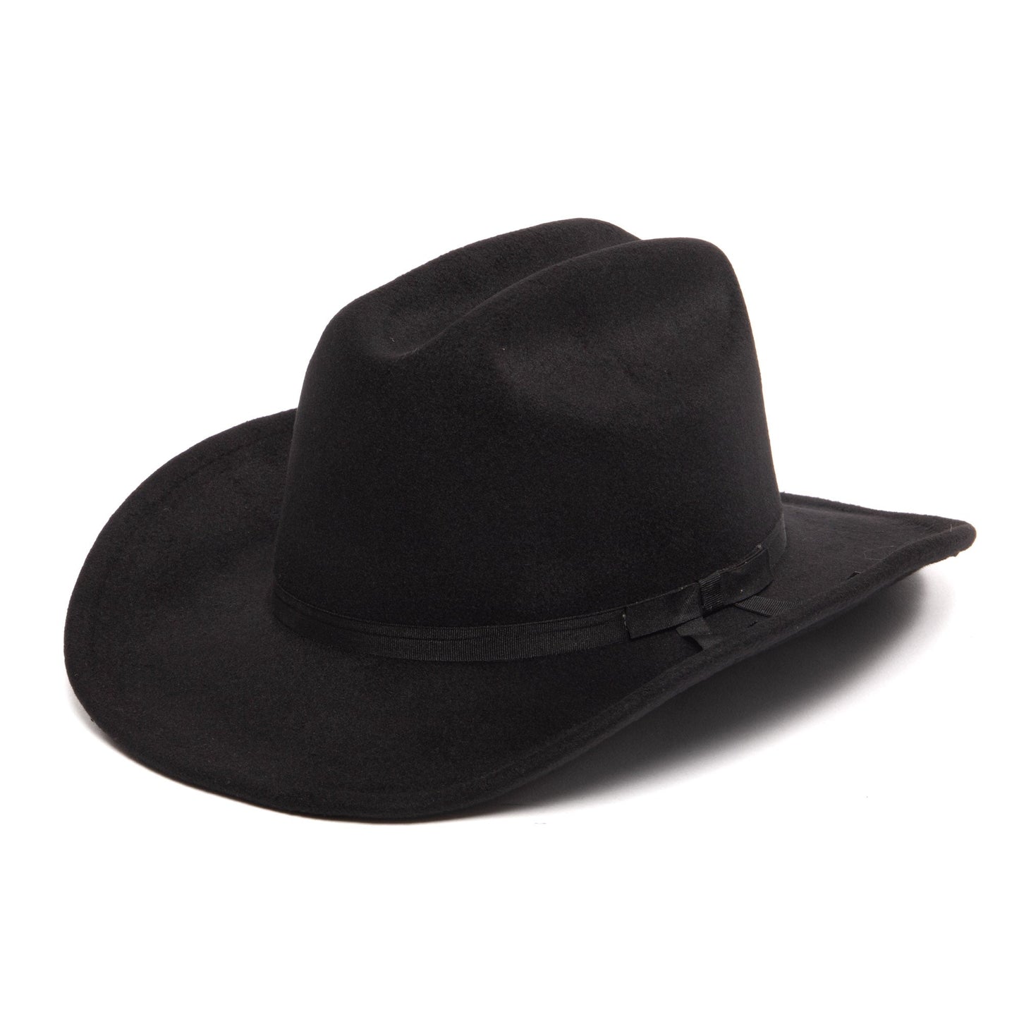 Kids Cattleman's Crease Cowboy with Tonal Grosgrain Band