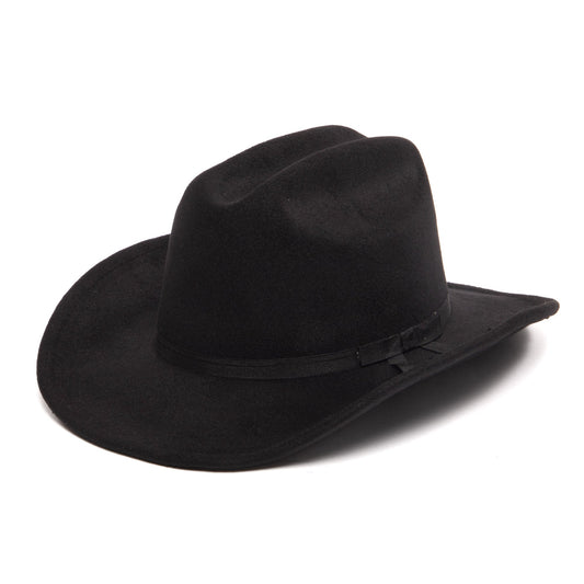 Kids Cattleman's Crease Cowboy with Tonal Grosgrain Band