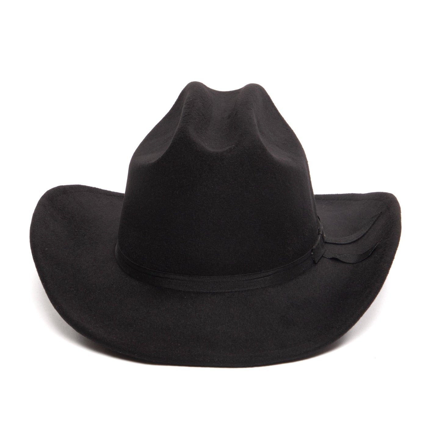 Kids Cattleman's Crease Cowboy with Tonal Grosgrain Band