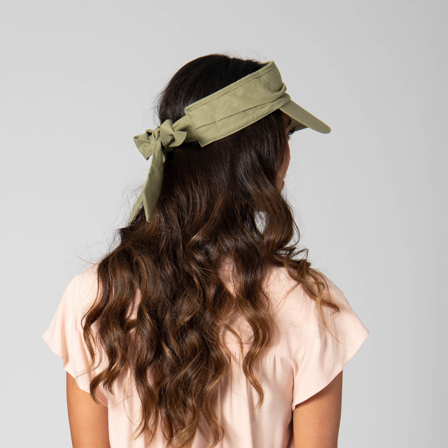 San Gorgonio - Cut and Sew Visor with Ribbon Tie