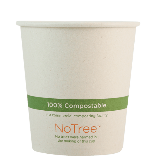World Centric 10 oz NoTree Paper Hot Cup, Compostable (QTY 1000), SKU CU-SU-10