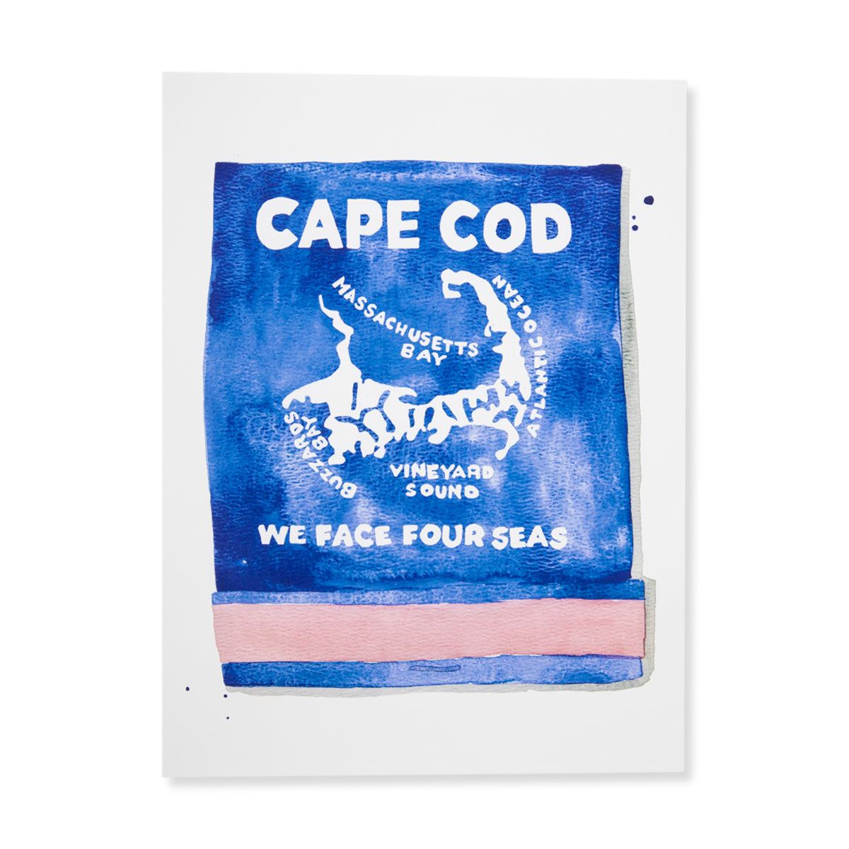 Cape Cod Matchbook Art Print - Osadia Concept Store