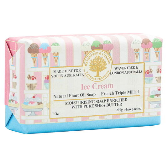 Wavertree & London Australian Natural Ice Cream Luxury Soap Bar 7 Ounces