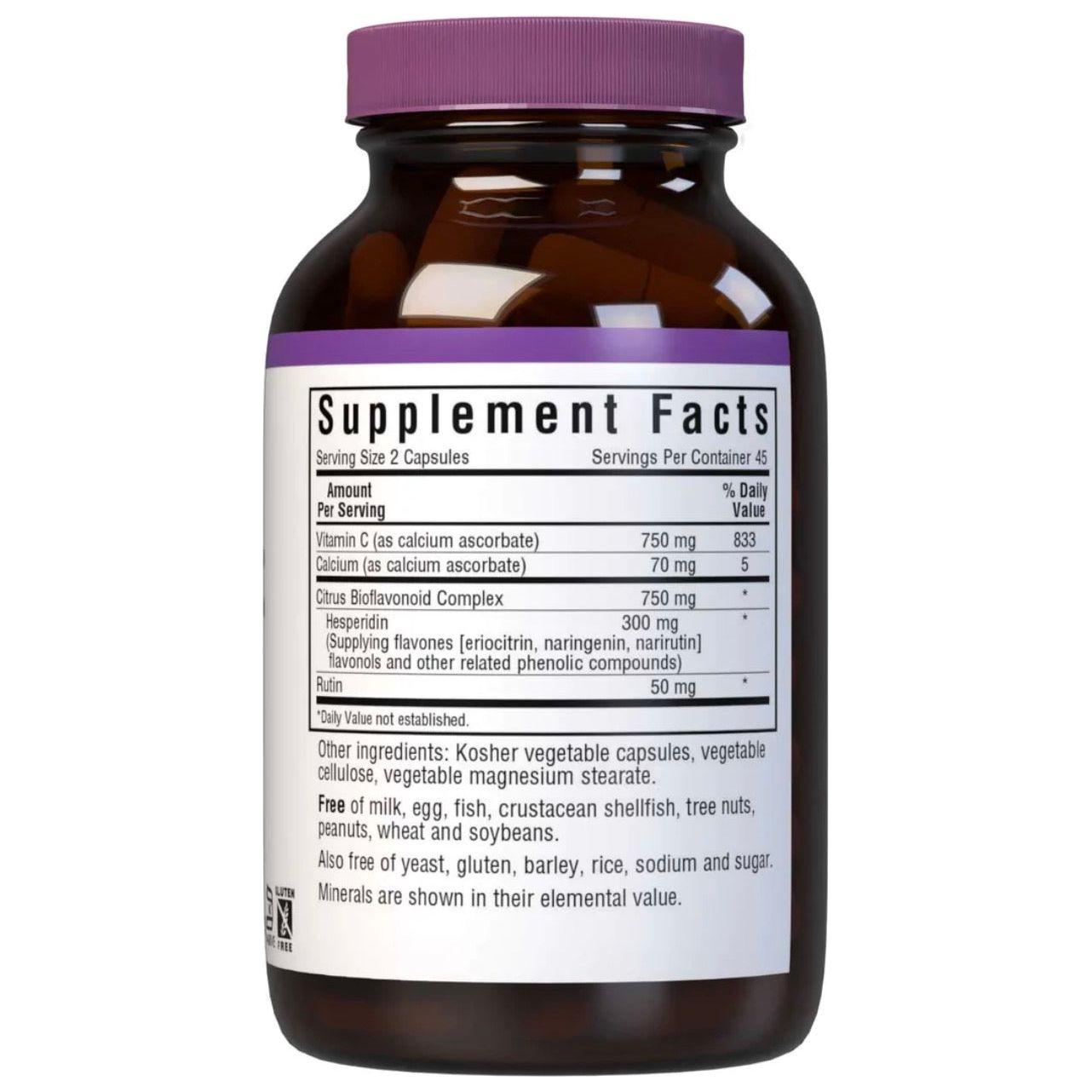 Bluebonnets Mega Bio-C Formula 90 Vegetable Capsules