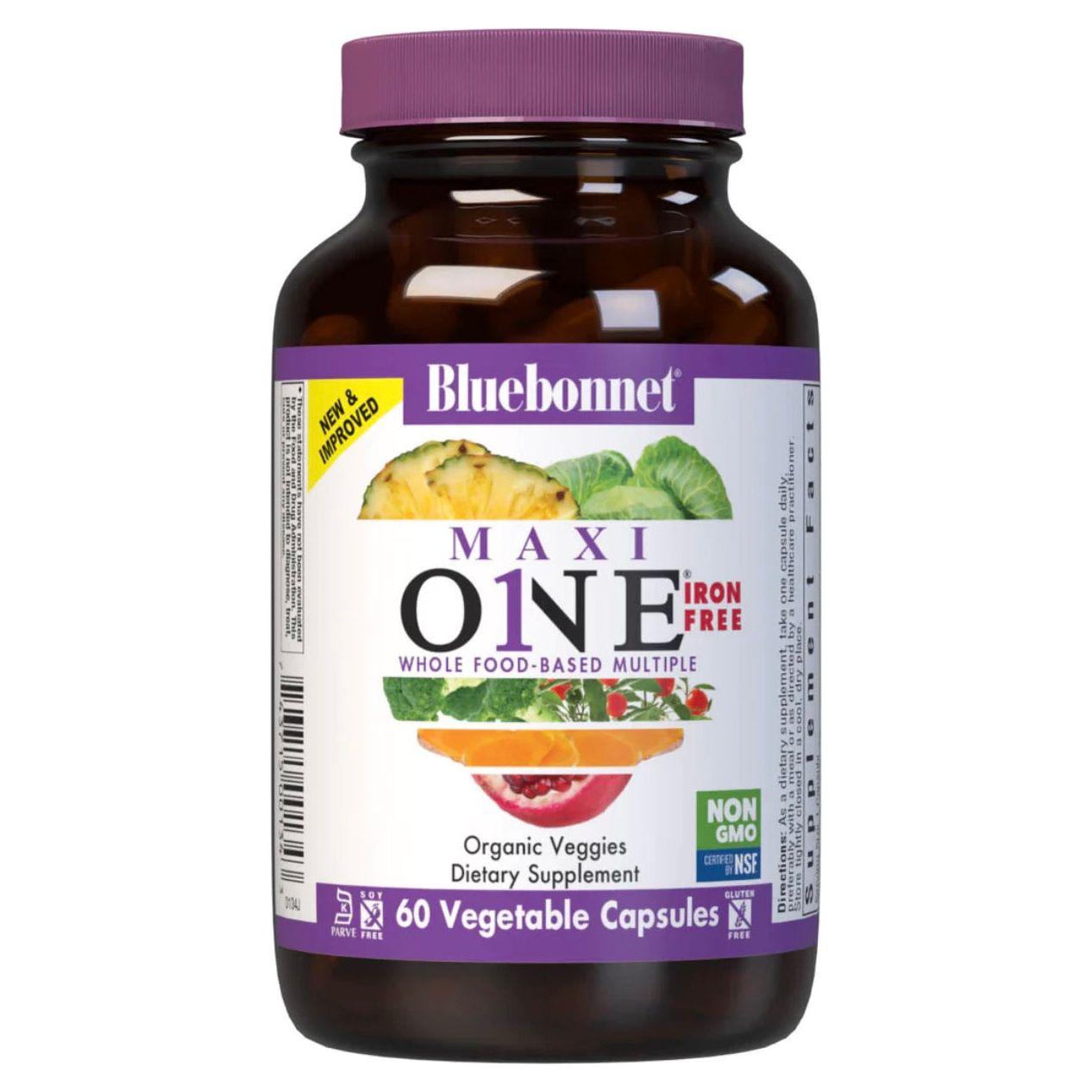 Bluebonnet Nutrition  Maxi One Iron Free Formula  60 Caplets