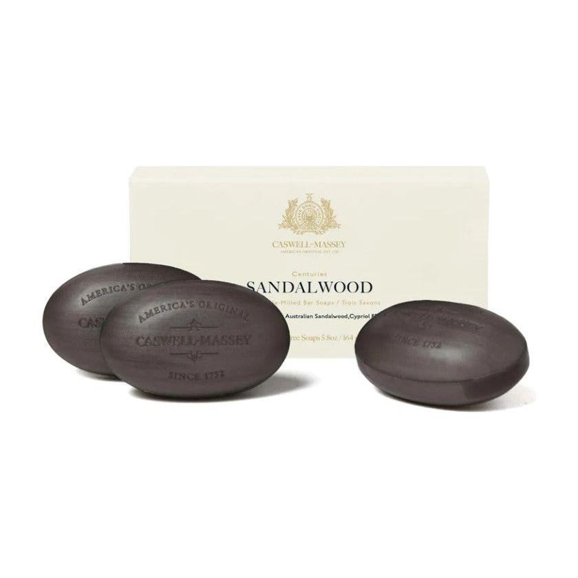 Caswell-Massey Bath Soap Box of Three 5.8 oz Each Bar Collection