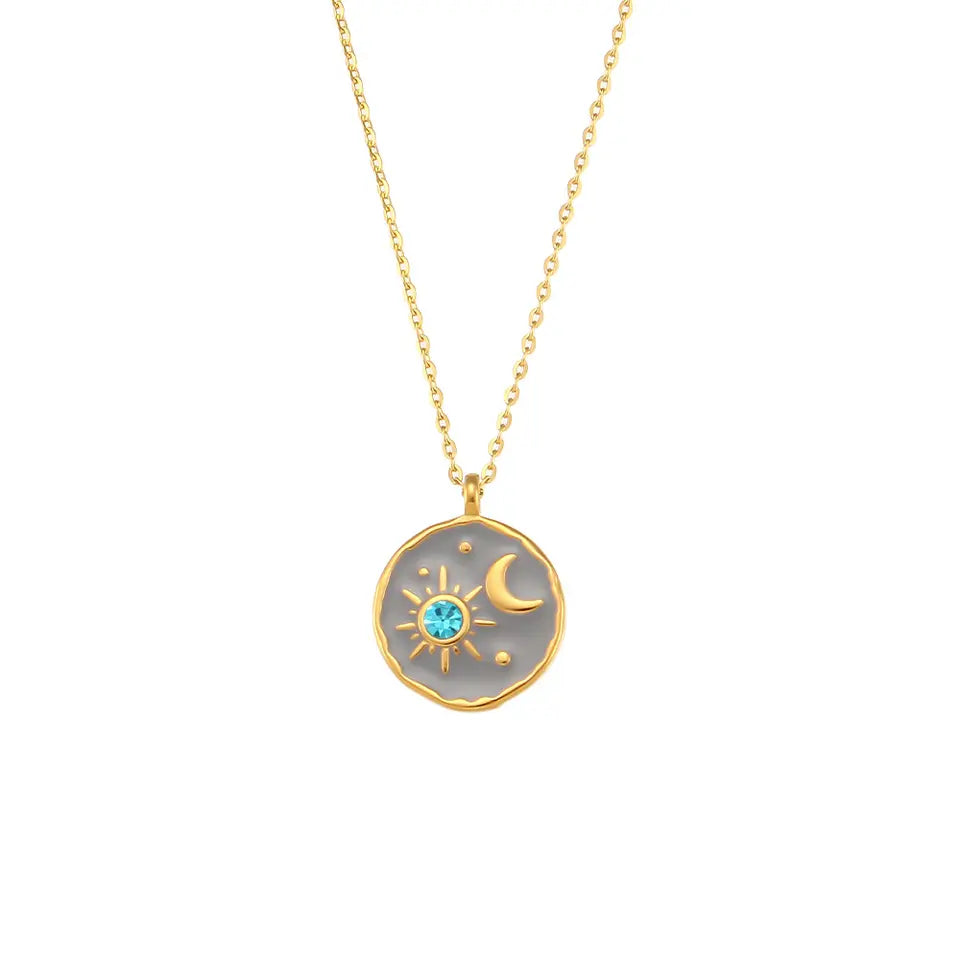 Celestial Love  Vintage Necklace