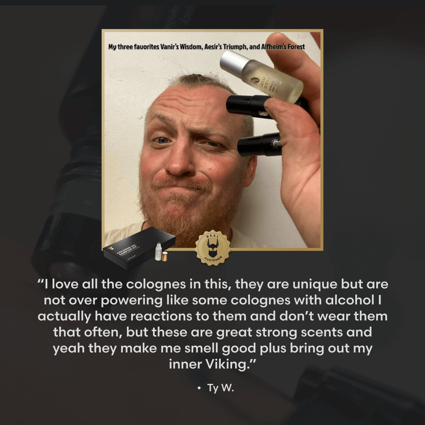 Viking Cologne Oil Sample Kit