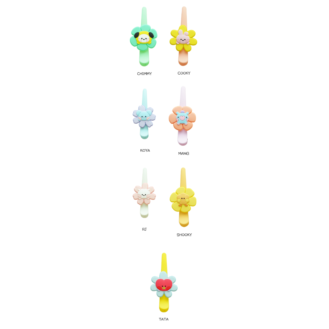 BTS x BT21 Minini Happy Flower Hair Clip