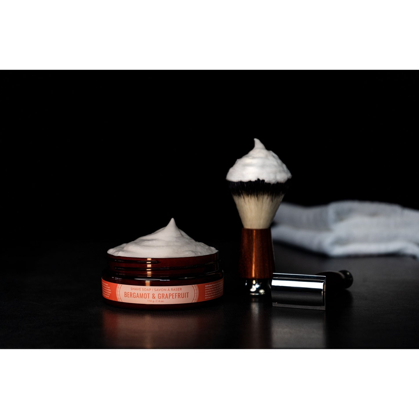 Educated Beards Bergamot & Grapefruit Shave Soap 4 oz