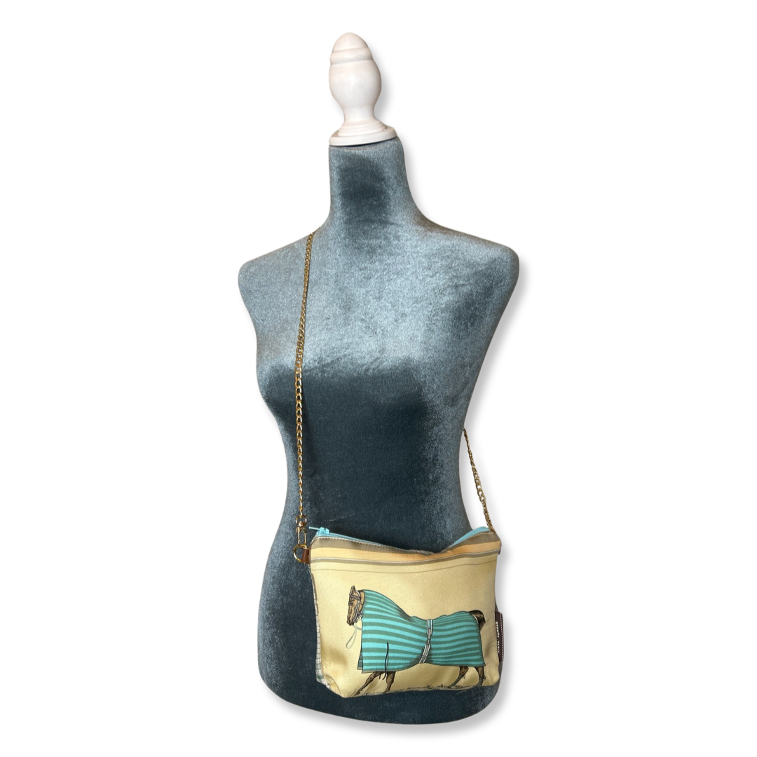 Couvertures et Tenues du Jour Pastel Vintage Scarf Crossbody Bag
