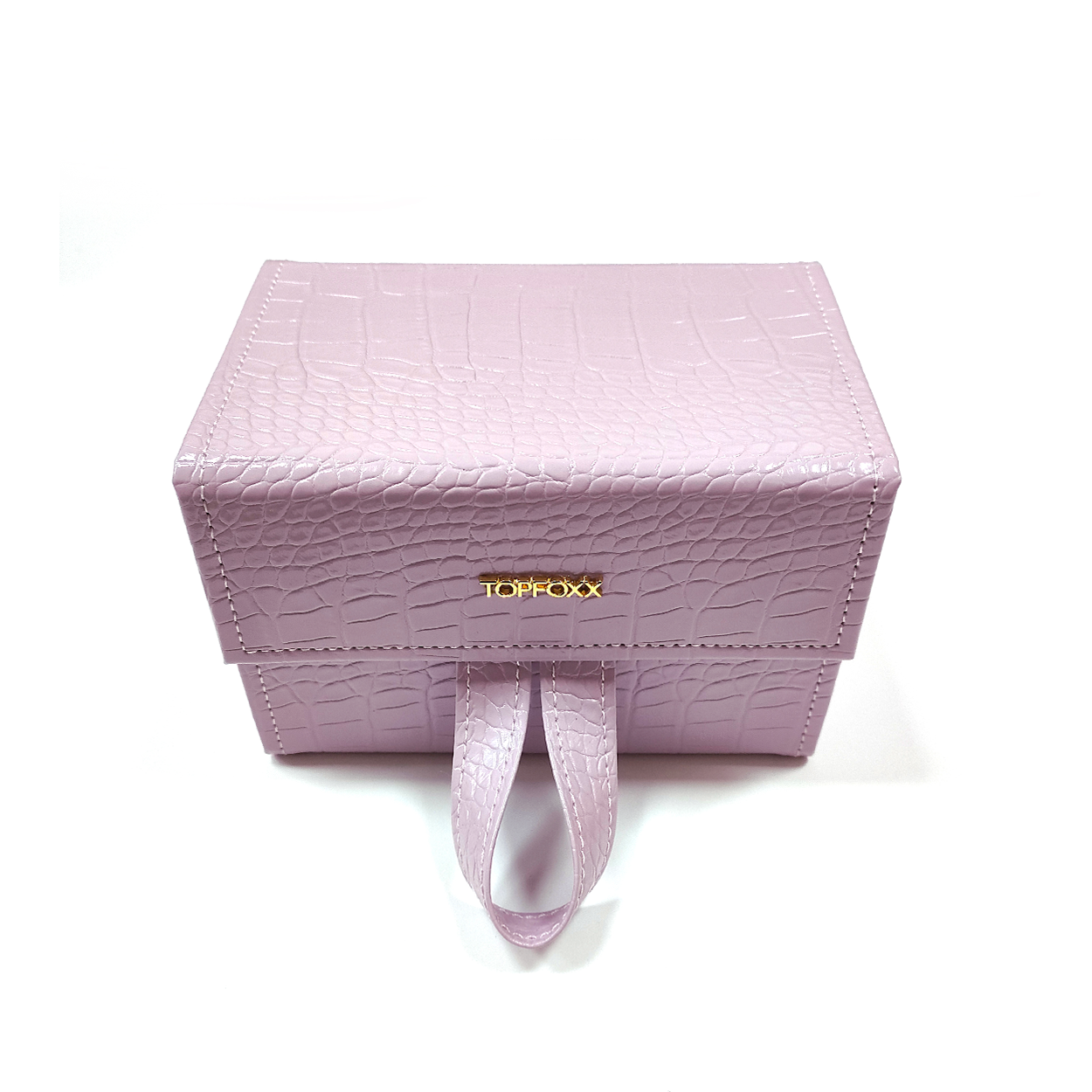 Lilac Faux Croco Travel Case - Osadia Concept Store