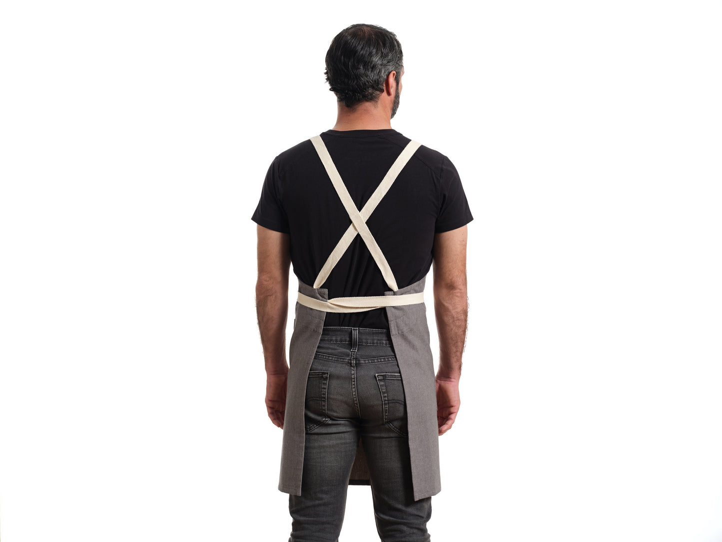 Crossback Apron - Solid Twill