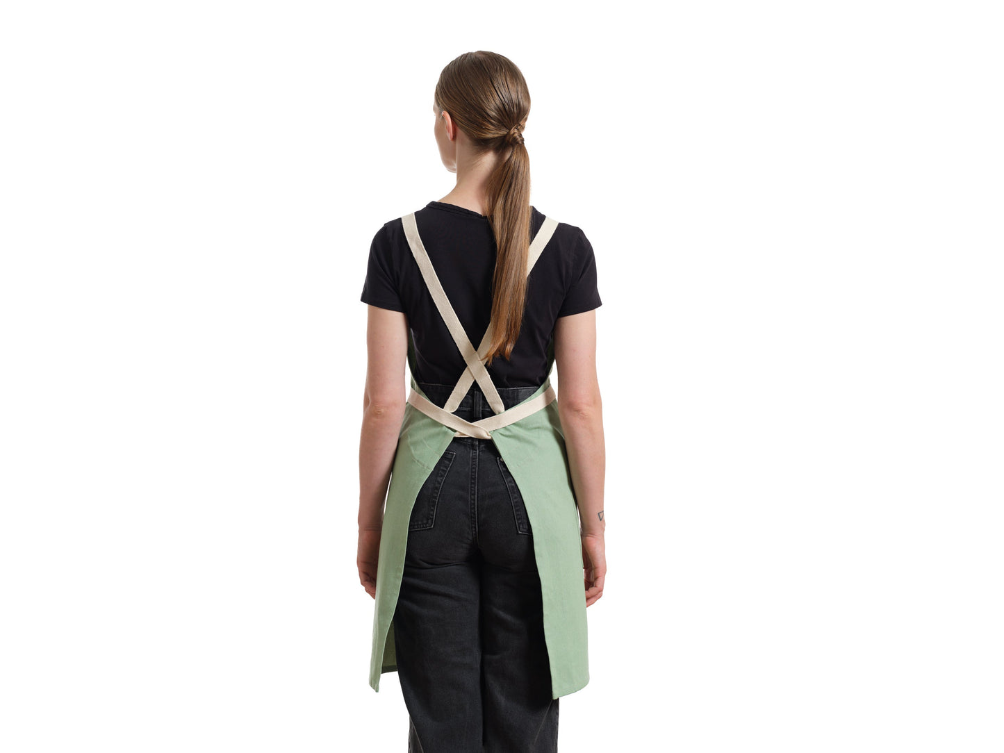 Crossback Apron - Solid Twill