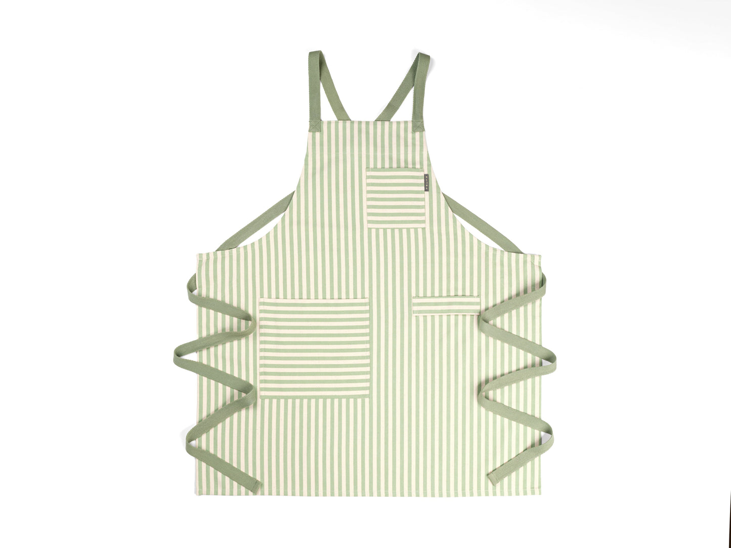 Crossback Apron - Twill Striped