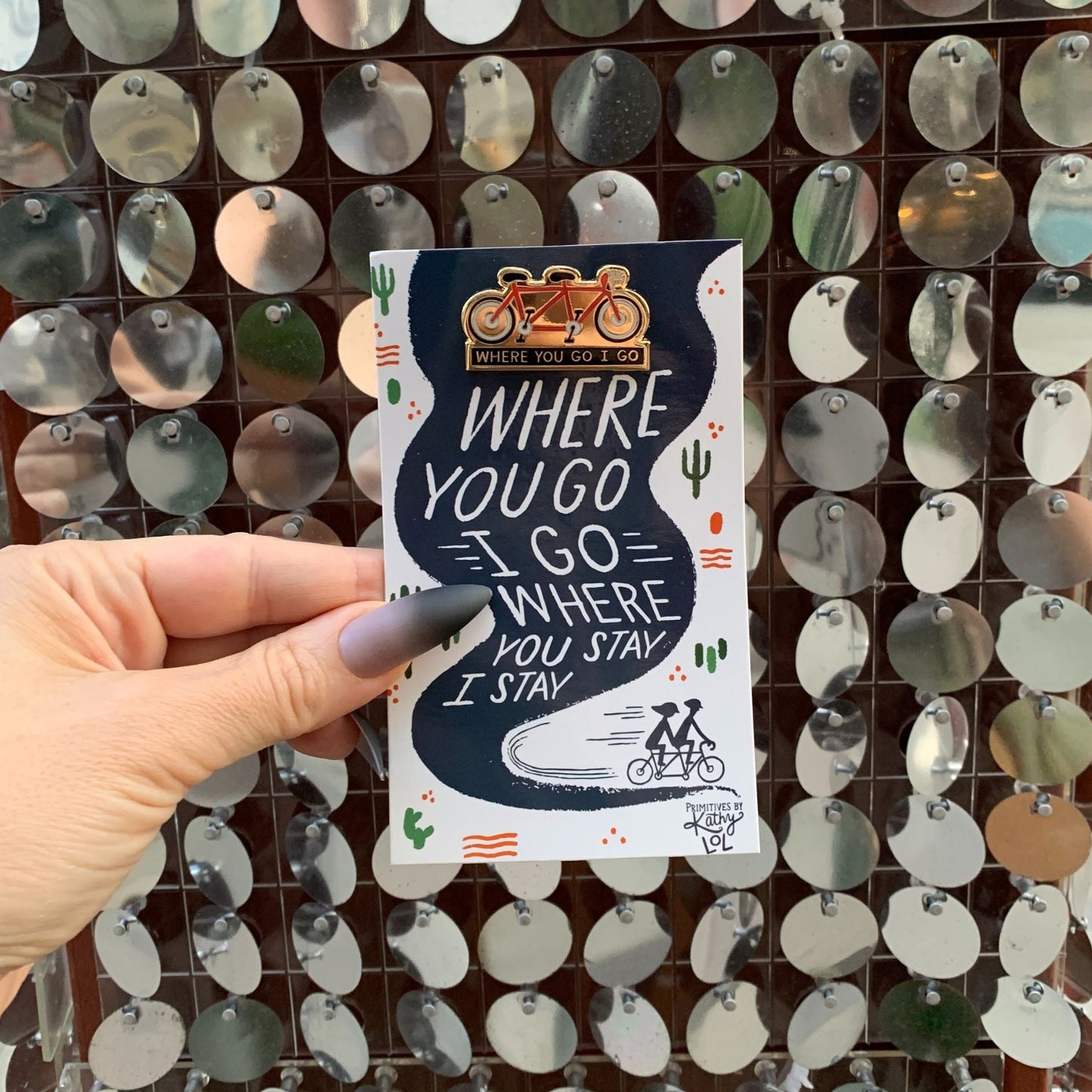 Cute Enamel Pins on Gift Cards - 40+ Options!
