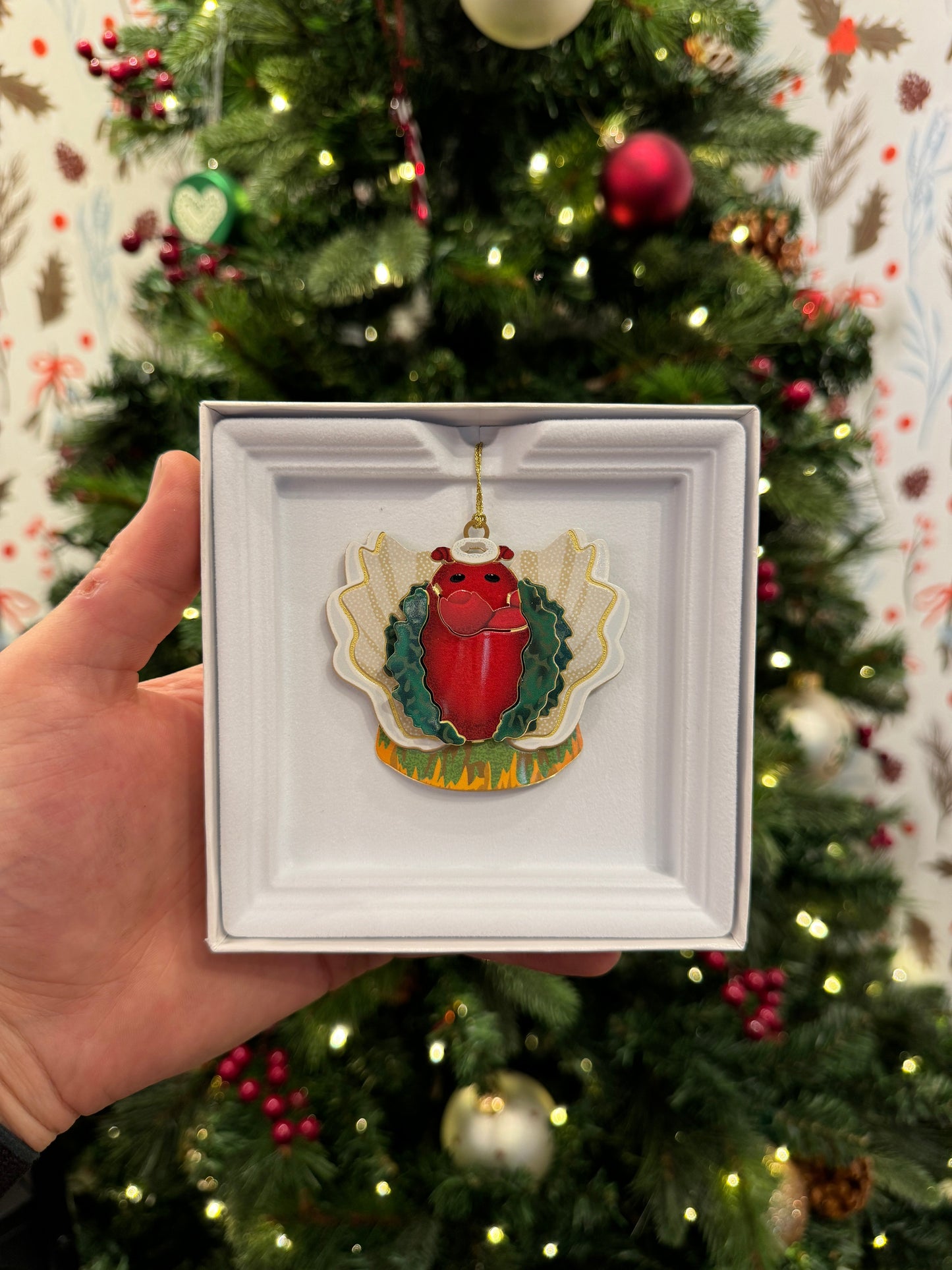 THE LOBSTER BABY JESUS ORNAMENT