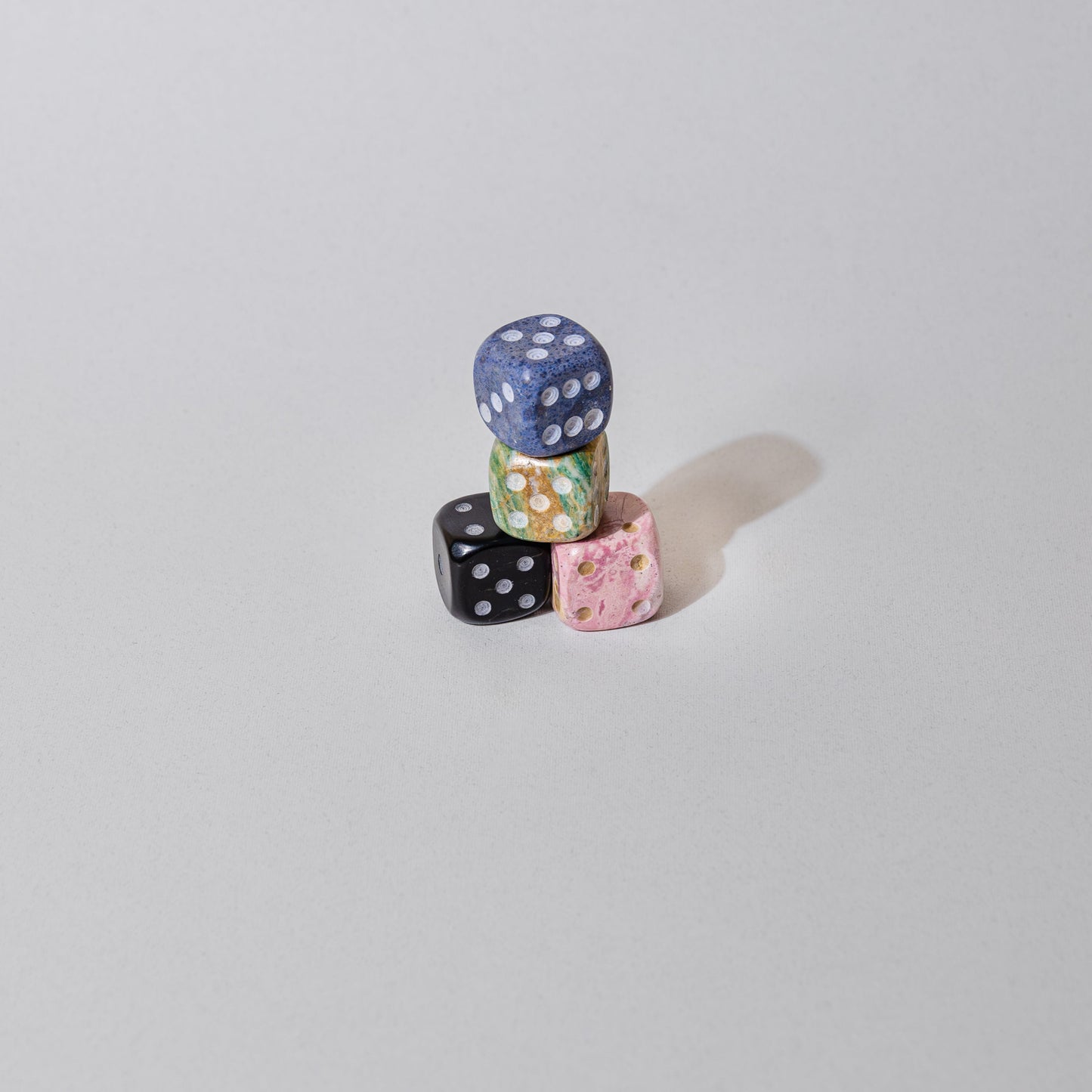 Giant gemstone Dice - set of 2
