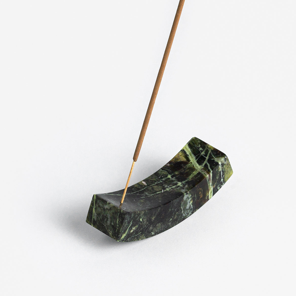 Smile gemstone incense holder Black Onyx