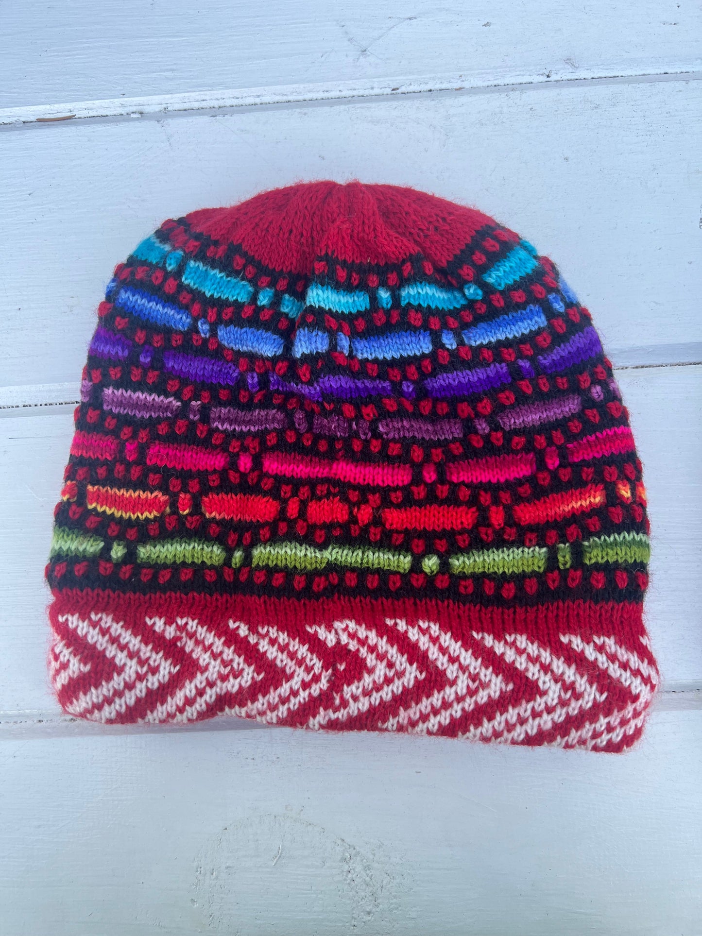 Rainbow Winter Hats