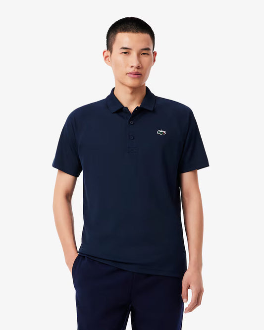 Lacoste Mens UV Protect Golf Polo - Navy