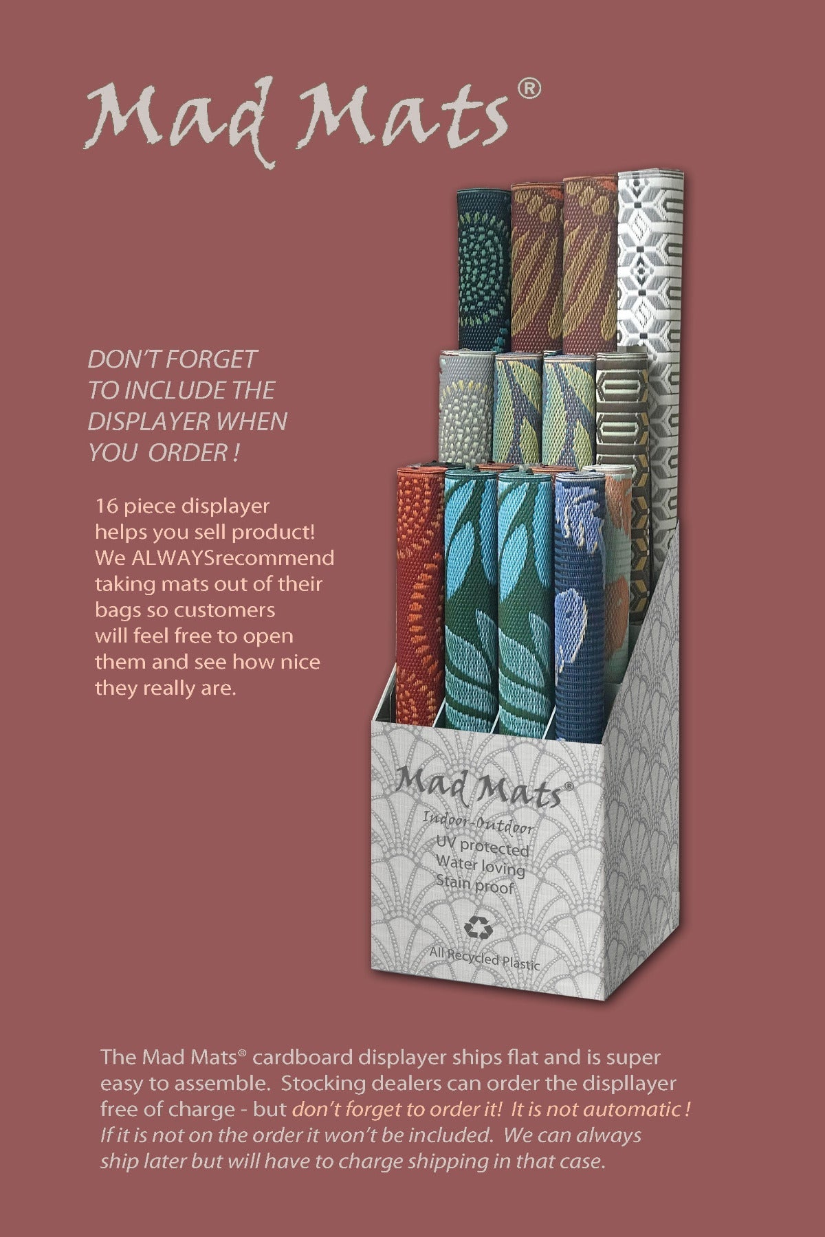 In Store Display for Mats