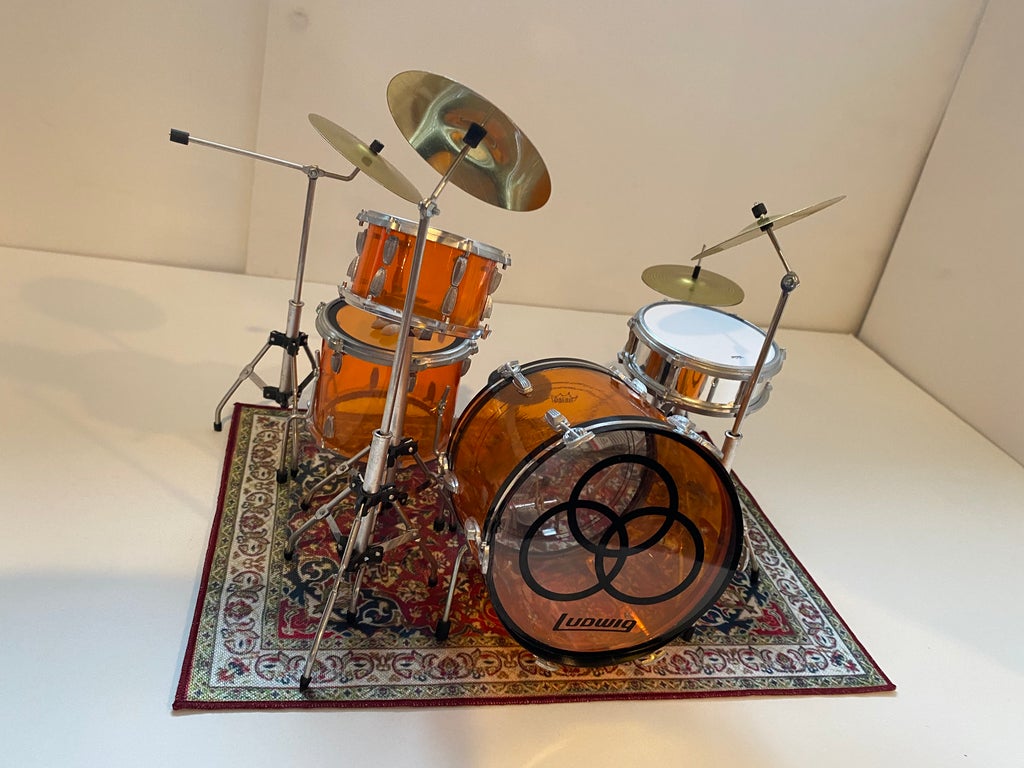 Vintage Drum Rug - Miniature for 1:4 Scale Drum Kit Models - Osadia Concept Store