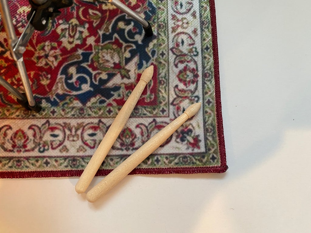 Vintage Drum Rug - Miniature for 1:4 Scale Drum Kit Models - Osadia Concept Store