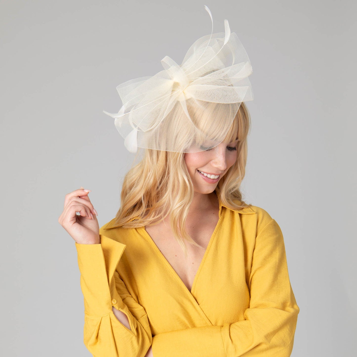 Women's Organza Fascinator Headband