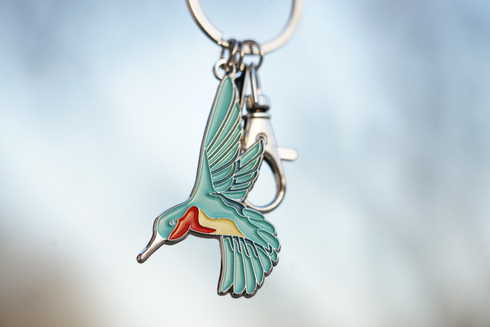 'HUMMINGBIRD' KEY-RING - SILVER - Osadia Concept Store