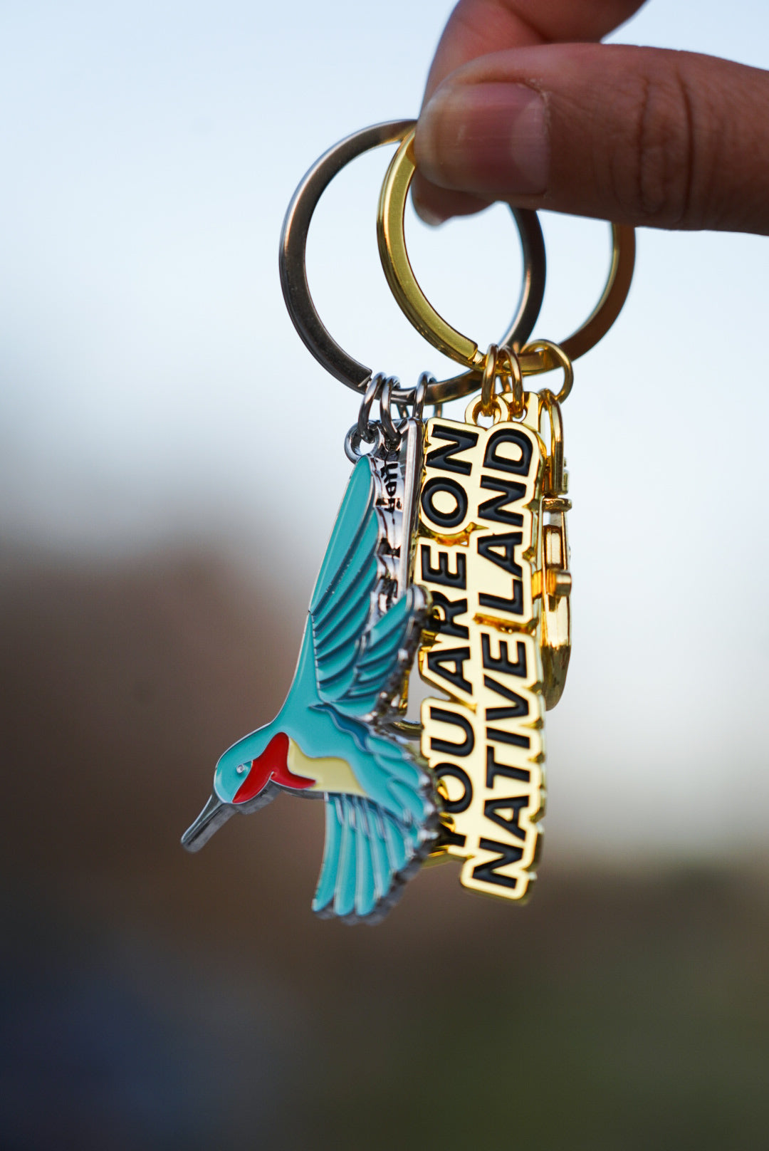 'HUMMINGBIRD' KEY-RING - SILVER - Osadia Concept Store