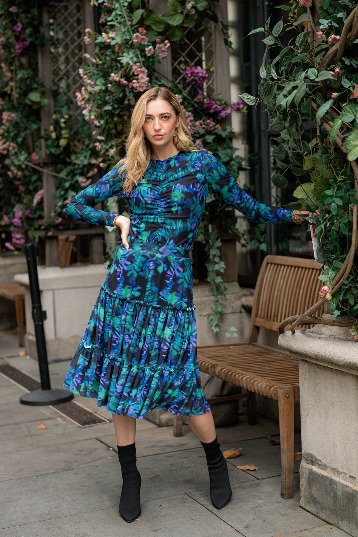 Gali Top- Neon Print
