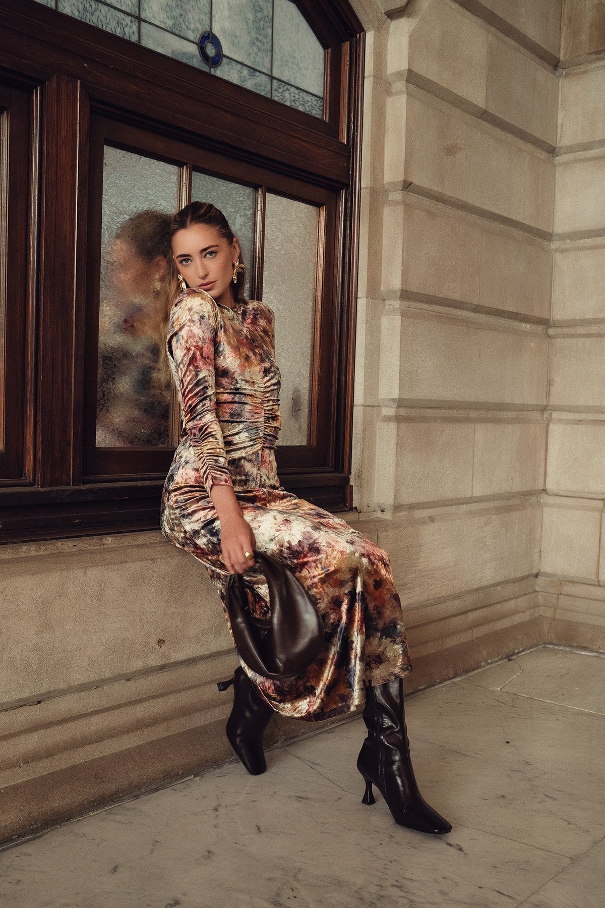 Flora Velvet Maxi- Fleur