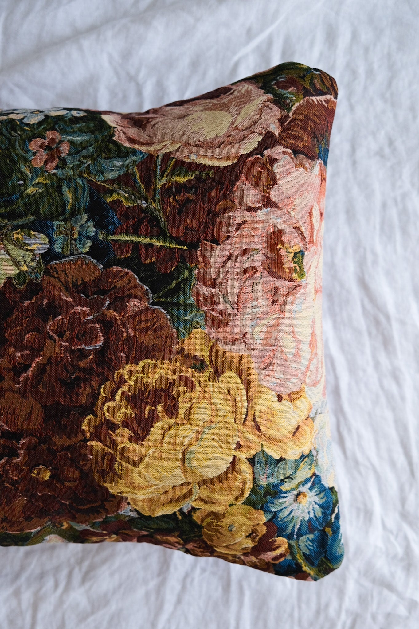 Rosalie Reversible Tapestry Pillow