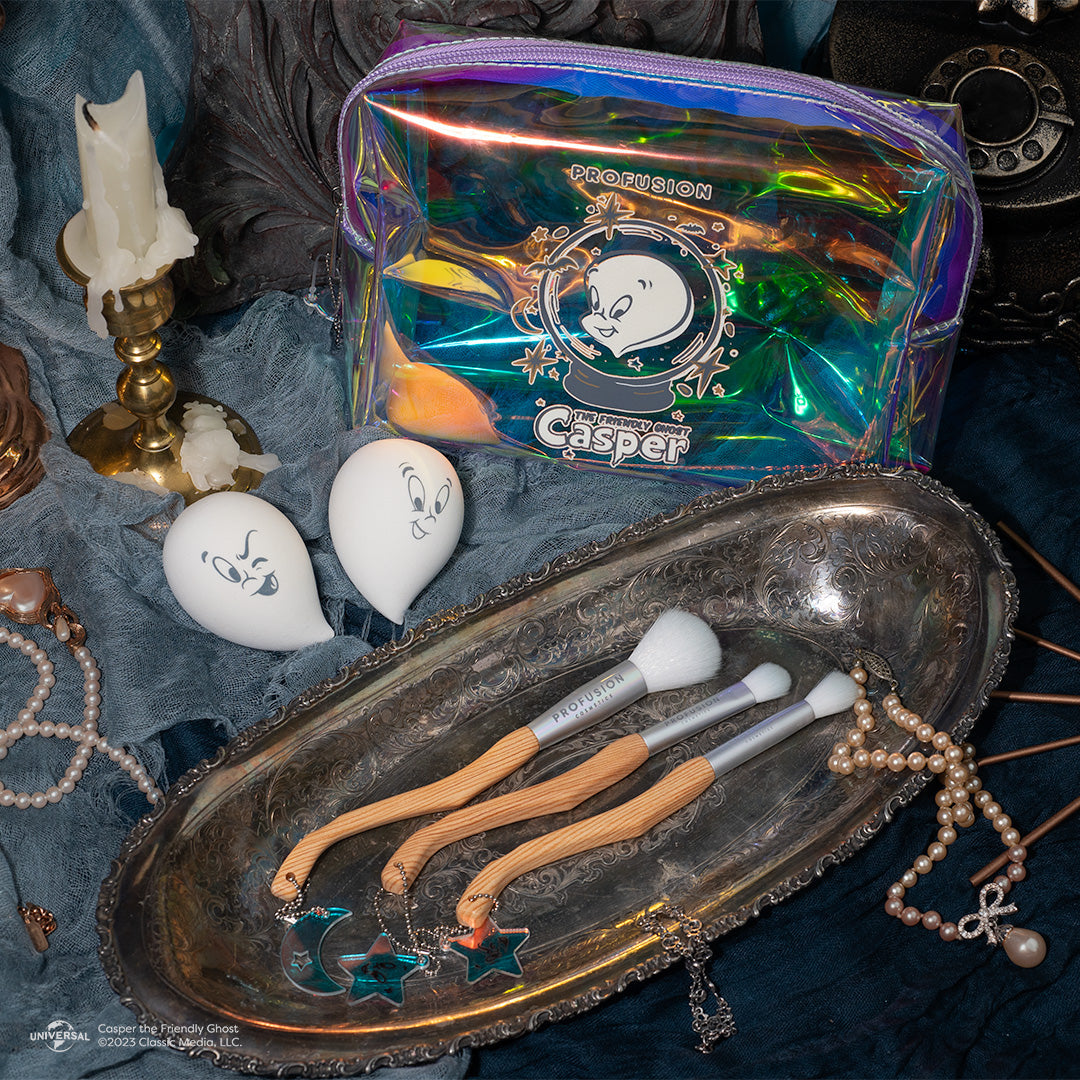 Casper the Friendly Ghost |  Cosmetic Bag & Glow in the Dark Face Gems - Osadia Concept Store