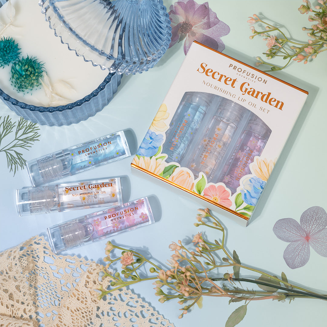 Petal Perfect | Secret Garden Nourishing Lip Oil Set - Osadia Concept Store
